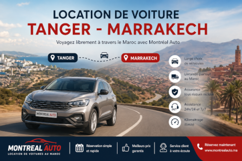 Location de voiture Tanger Marrakech