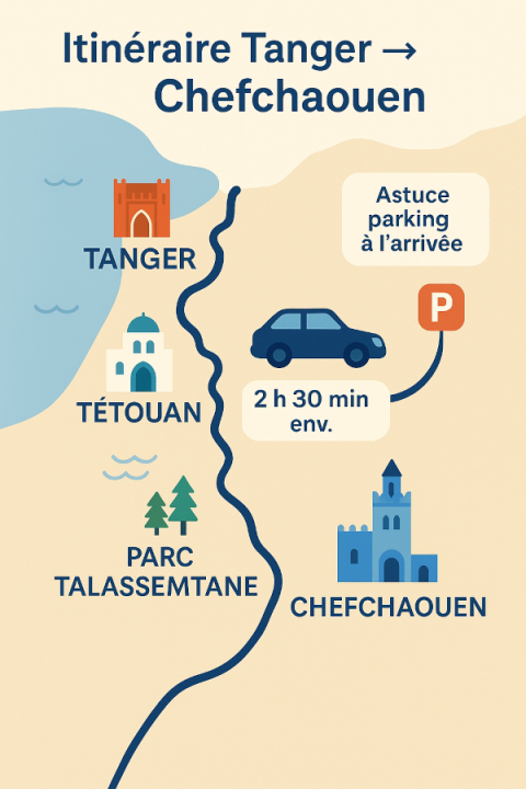 Visiter Chefchaouen depuis Tanger